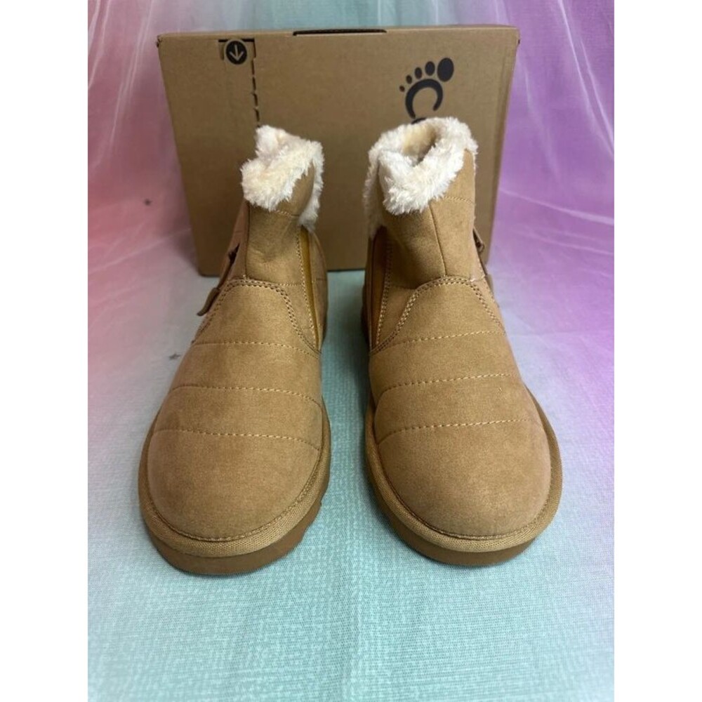 Women's Wide Toe Waterproof Chelsea Orthopedic Boots Ankle Slip on Booties